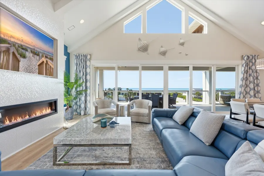 Ocean-view great room